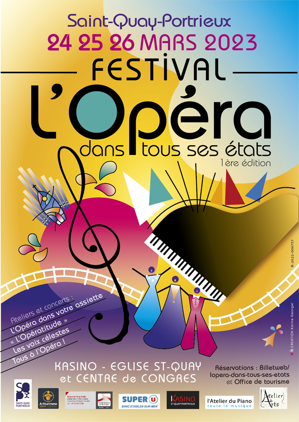 Affiche du festival L'Opéra dans tous ses états, édition 2023