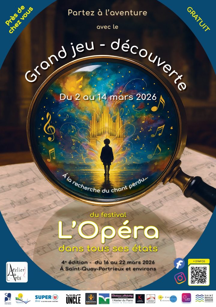Affiche du jeu-découverte autour de l'opéra 2026