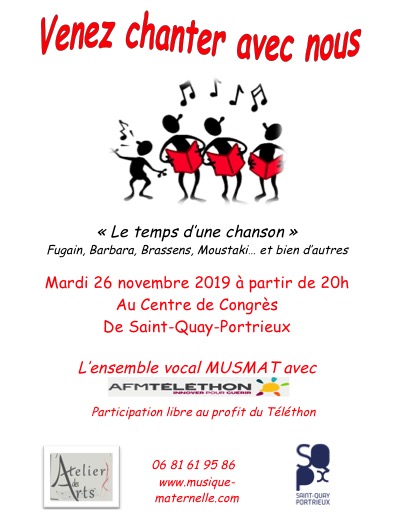 Affiche Téléthon 2019