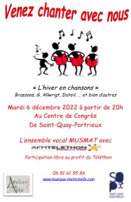 Affiche Téléthon 2022