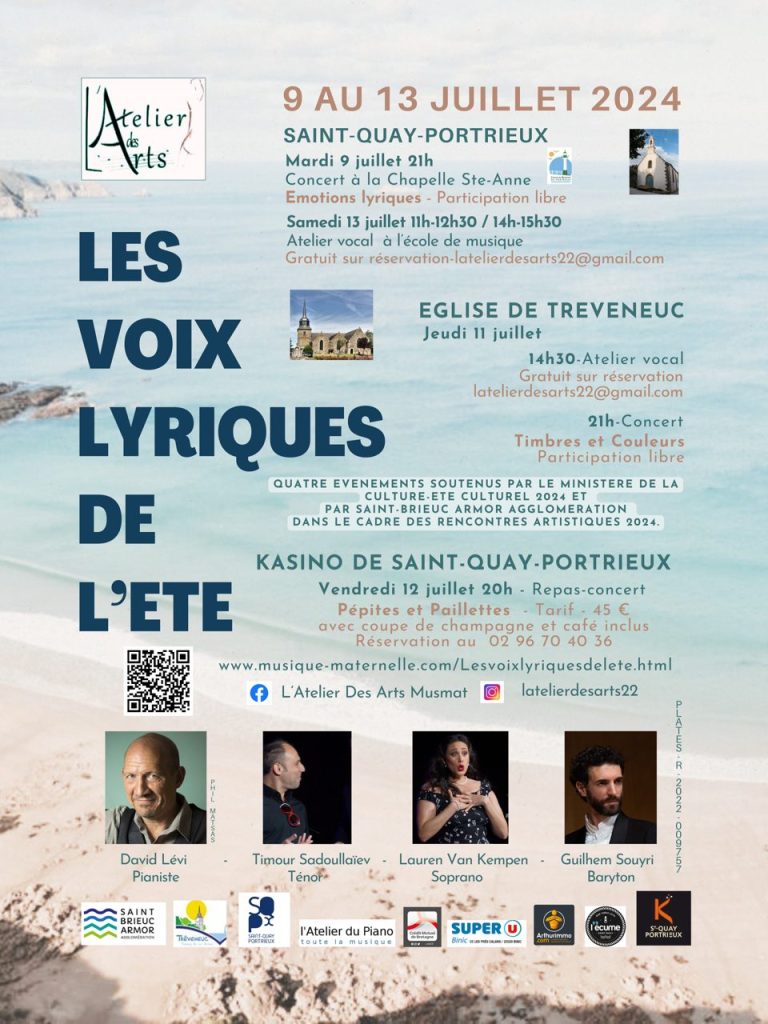 Affiche Les Voix Lyriques de l'été