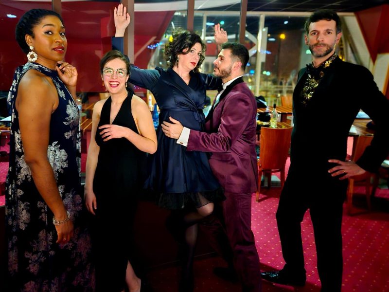 Nos artistes au repas-concert du Kasino, mars 2025