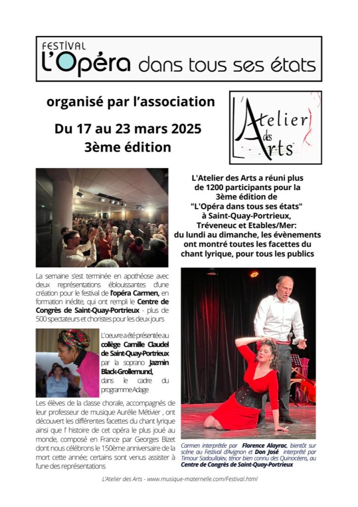 Bilan du festival 2024-2025, page 1