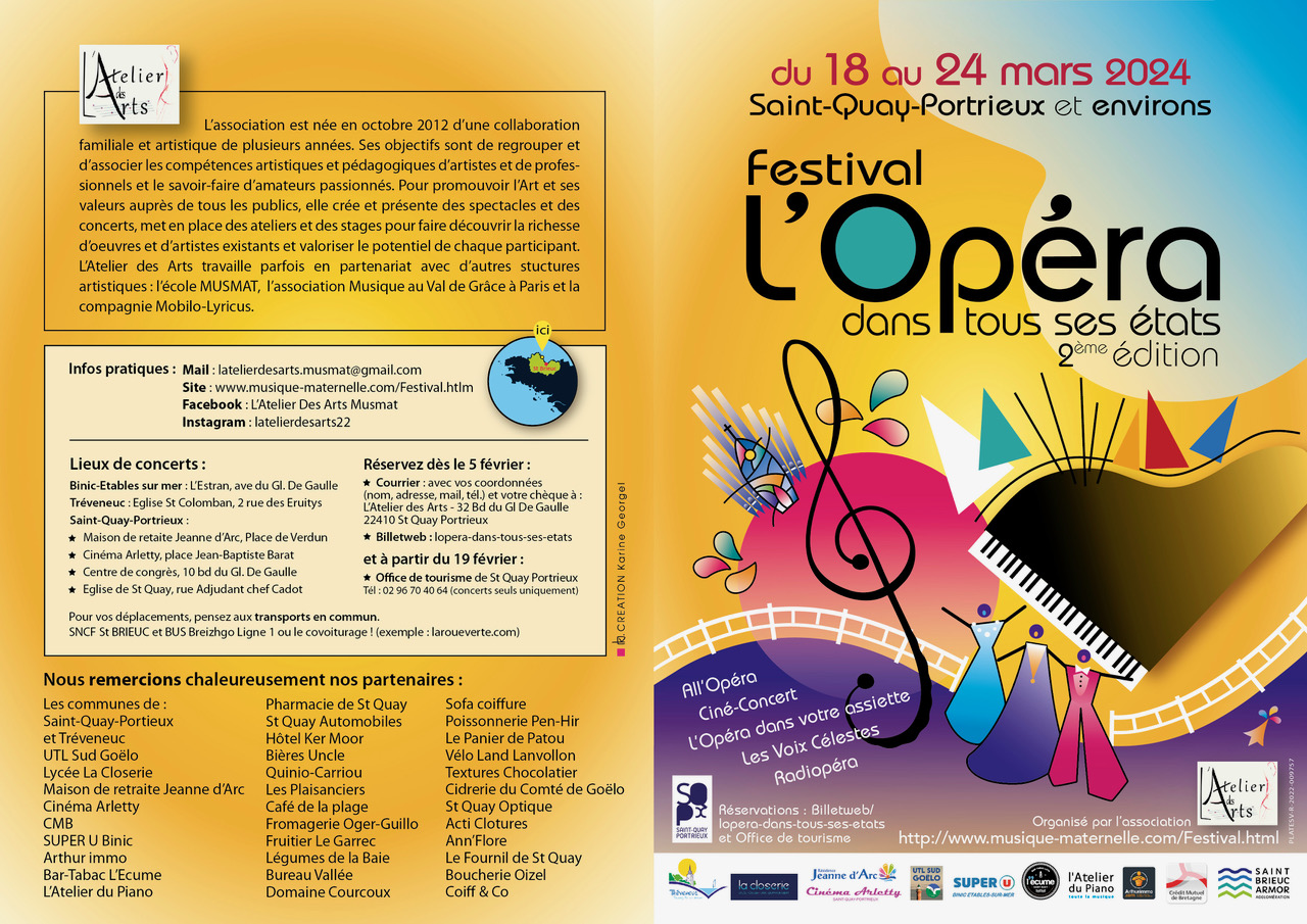 Couverture du programme du festival 2024