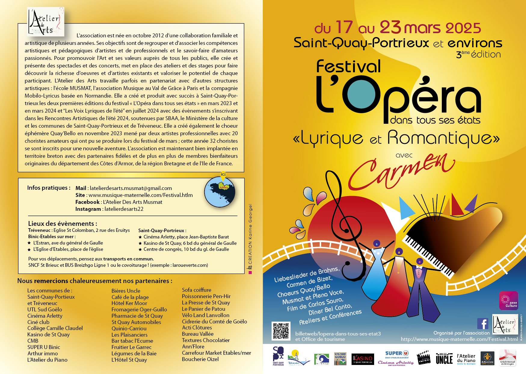 Couverture du programme du festival 2025